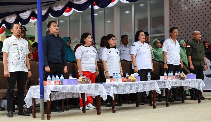 Ketua TP PKK Kota Pematangsiantar Ny Liswati Wesly Silalahi Hadiri & Tinjau Langsung Gebyar IVA Test Kota Pematangsiantar Tahun 2026.