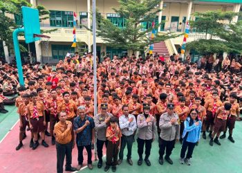 Polsek Siantar Barat Hadiri Sosialiasi Cegah Tawuran di YP Tamsis.