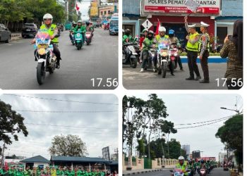 Polisi Pelayan Masyarakat, Sat Lantas Polres Pematangsiantar Gandeng Grab Wujudkan Keselamatan Berlalu Lintas.
