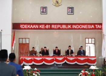 Wali Kota Pematangsiantar Wesly Silalahi, SH, MKn Saksikan Pidato Kenegaraan Presiden RI Prabowo Subianto Dalam Sidang Tahunan MPR RI dan Sidang Bersama DPR RI-DPD RI Tahun 2026.