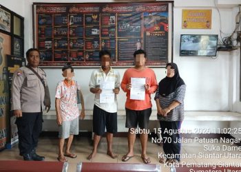 Polsek Siantar Utara Selesaikan Dugaan Penipuan & Penganiayaan Dengan Problem Solving.