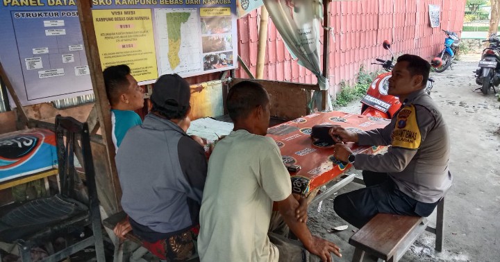 Polsek Siantar Barat Patroli KBN Cegah Peredaran Narkoba di Jalan Jawa.
