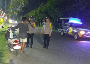 Polsek Siantar Marihat Patroli BLP Cegah 3C.