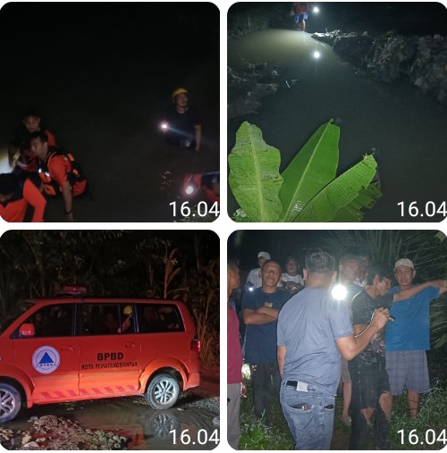 Bocah 8 Tahun Diduga Hanyut di Sungai Tanjung Pinggir, Polsek Siantar Martoba Bersama Tim Gabungan Bergerak Cepat.