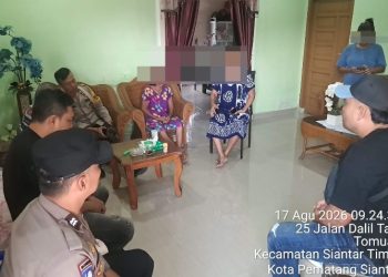 Polsek Siantar Timur Mediasi Warganya Yang Selisih Paham.