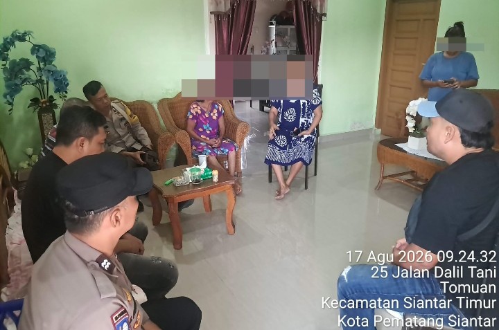 Polsek Siantar Timur Mediasi Warganya Yang Selisih Paham.
