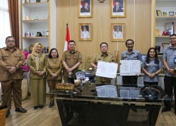 Pemko Pematangsiantar & Kantor Wilayah Kemenkum Sumut Menandatangani Kerja Sama Pelayanan dan Pembangunan Hukum di Daerah.