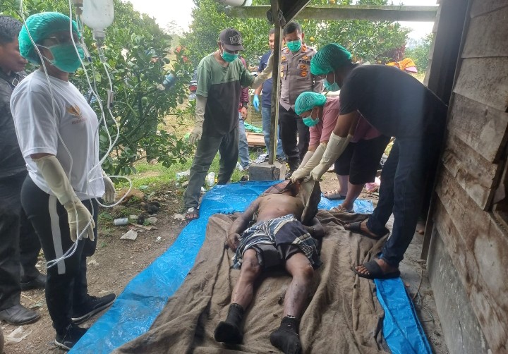 Sigap & Humanis, Tim Inafis Sat Reskrim Polres Simalungun & Polsek Purba Cepat Tindak Lanjuti Laporan Call Center 110 Terkait Penemuan Mayat di Purba Dolok.