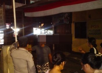 Polsek Siantar Barat Respon Cepat Lakukan Pengecekan Laporan Warga di Jalan Merdeka.