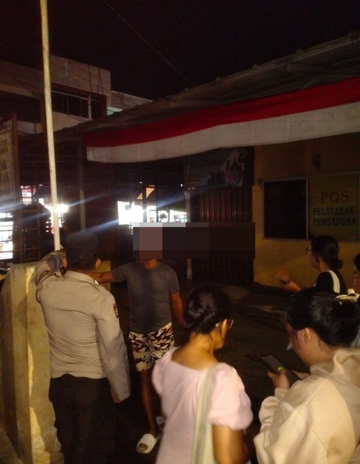 Polsek Siantar Barat Respon Cepat Lakukan Pengecekan Laporan Warga di Jalan Merdeka.