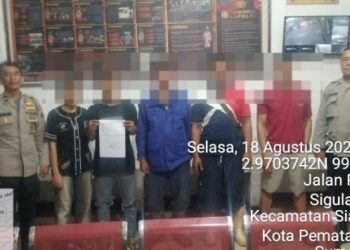 MelaluI Mediasi, Polsek Siantar Utara Selesaikan Dugaan Pencurian Ikan di Pajak Dwikora.