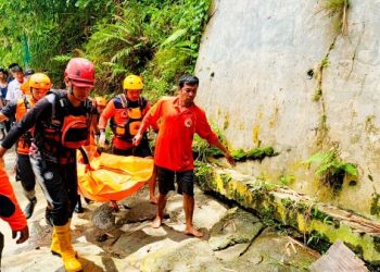 Dua Hari Pencarian, Korban Hanyut di Sungai Tanjung Pinggir Berhasil Ditemukan.