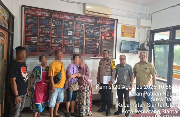 Polsek Siantar Utara Selesaikan Kesalahpahaman Warga di Gang Inpres Dengan Problem Solving.