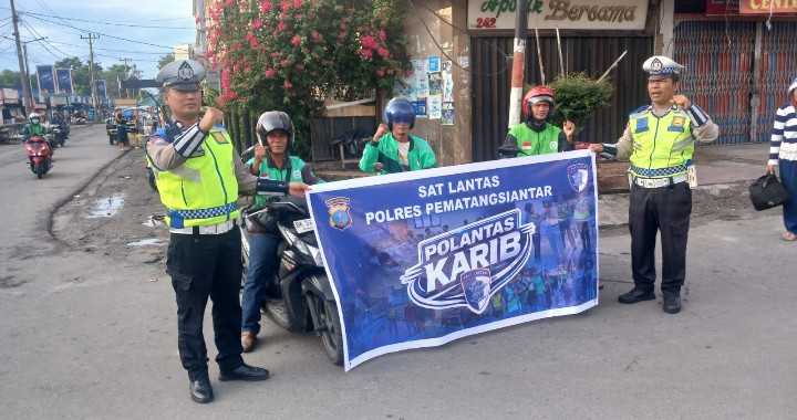 Polantas Karib, Sat Lantas Polres Pematangsiantar Binluh & Dikmas Lantas.