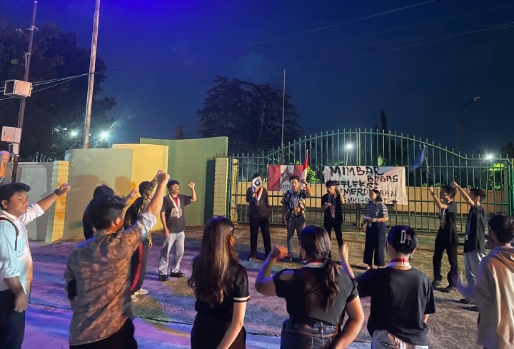 Refleksi Kemerdekaan RI Ke - 81, GMKI dan GMNI Gelar Mimbar Bebas : “Pikiran Tak Mati".