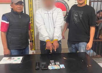 Sok -.Sokan Ganteng, Penjual Sabu Tak Berkutik Dilipat Polsek Gunung Malela, Bawa Sabu 1,93 Gram.