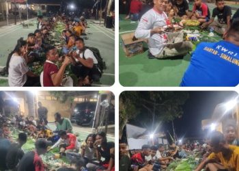 Mako Polsek Dibuka Lebar Untuk Para Pahlawan Bendera, Kapolsek Silou Kahean Gelar Syukuran Meriah Bagi 48 Anggota Paskibra.