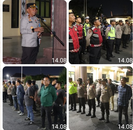 Wakapolres Pematangsiantar Pimpin KRYD, Geng Motor hingga Knalpot Brong Jadi Sasaran.