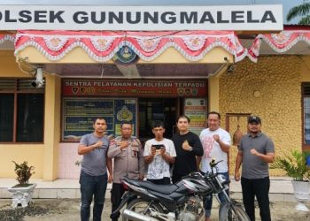 Kabur Sampai Ke Aceh, Pelaku Curanmor Asal Simalungun Akhirnya Diringkus Polsek Gunung Malela.
