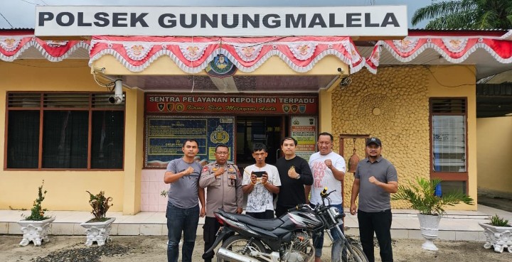 Kabur Sampai Ke Aceh, Pelaku Curanmor Asal Simalungun Akhirnya Diringkus Polsek Gunung Malela.
