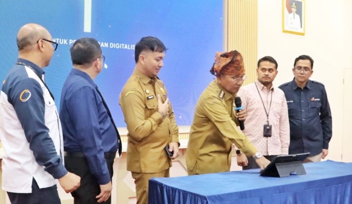 Launching QRIS Dinamis, QRISPATI & Smart Cash di Simalungun, Perkuat Wujudkan Digitalisasi Daerah.