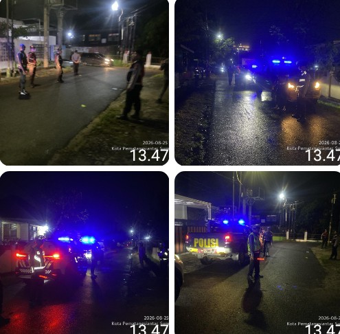 Polres Pematangsiantar Patroli BLP Berikan Rasa Aman & Nyaman Kepada Masyarakat.