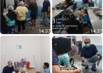 Siwas Polres Pematangsiantar Laksanakan Pengawasan Tata Kelola Program MBG di SPPG 2 YKB.