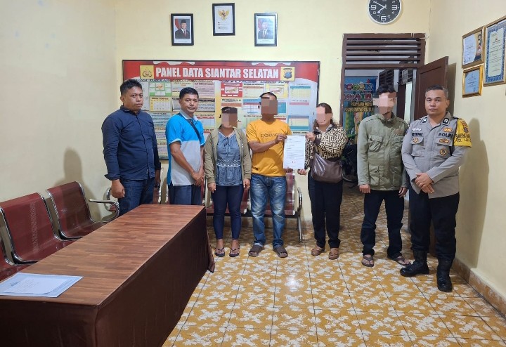 Polsek Siantar Selatan Selesaikan Dugaan Penganiayaan Dengan Problem Solving.