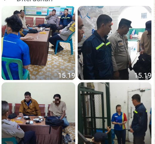 Polseķ Siantar Selatan Amankan Pria Diduga Hendak Mencuri di Depan Indomaret Jalan Melanthon Siregar.