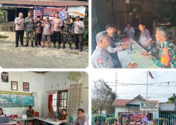 Turun Langsung Ke Masyarakat, Kapolsek Dolok Silau & Forkopimca Gencarkan Sosialisasi Cegah Karhutla.
