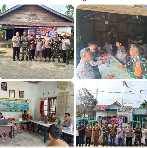 Turun Langsung Ke Masyarakat, Kapolsek Dolok Silau & Forkopimca Gencarkan Sosialisasi Cegah Karhutla.