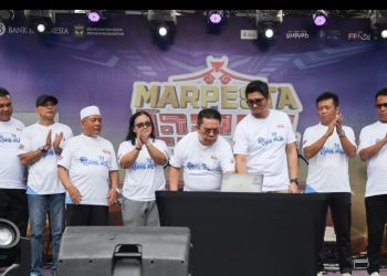 Wali Kota Pematangsiantar Wesly Silalahi, SH, MKn Hadiri Acara Puncak Sekaligus Penutupan Marpesta QRIS Dirangkai Kegiatan Hari Indonesia Menabung Kota Pematangsiantar Tahun 2026.