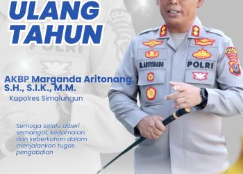 Wakil Bupati Simalungun Turut Sampaikan Doa dan Ucapan Ulang Tahun Ke - 47 kepada Kapolres.