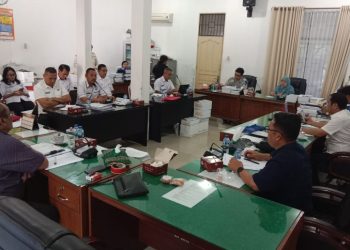 Suasana RDP Komisi II DPRD Kota Pematangsiantar Dengan Dinas Pendidikan.