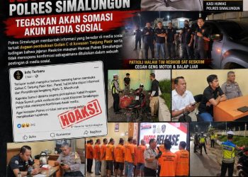 Disebut Tak Merespons Soal Galian C Tanjung Pasir, Kasi Humas Polres Simalungun Tegaskan Akan Somasi Akun Media Sosial.
