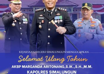 Kejari Simalungun Turut Sampaikan Ucapan Selamat Ulang Tahun Ke - 47 Kepada Kapolres, Perkuat Sinergitas Penegak Hukum.