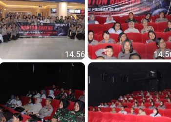Nobar HUT Polwan Ke - 78, Polres Pematangsiantar Perkuat Kebersamaan & Sinergitas.