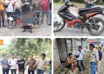 Gasak Motor dan Perangkat Elektronik di Tapian Dolok, Pelaku Curat Diringkus Tim Resmob Polres Simalungun Dalam 4 Hari.