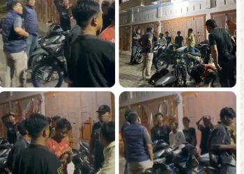 Meski Diguyur Gerimis, Tim Resmob Polres Simalungun Tetap Gigih Patroli Cegah Balap Liar & Geng Motor.