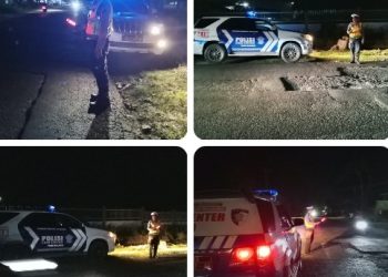 IPDA Yancen Hutabarat Pimpin Patroli Malam, Sat Lantas Polres Simalungun Antisipasi Balap Liar & Laka Lantas.
