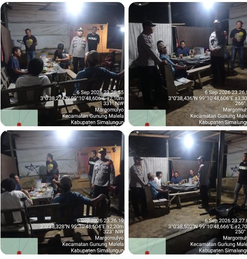 Tindak Lanjuti Aduan Balap Liar di Gajing, Polsek Gunung Malela Patroli Tengah Malam Pastikan Situasi Kondusif.