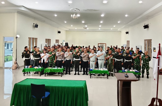 Sat Lantas Polres Pematangsiantar Sosialisasi Safety Riding Kepada Personel Korem 022 PT.