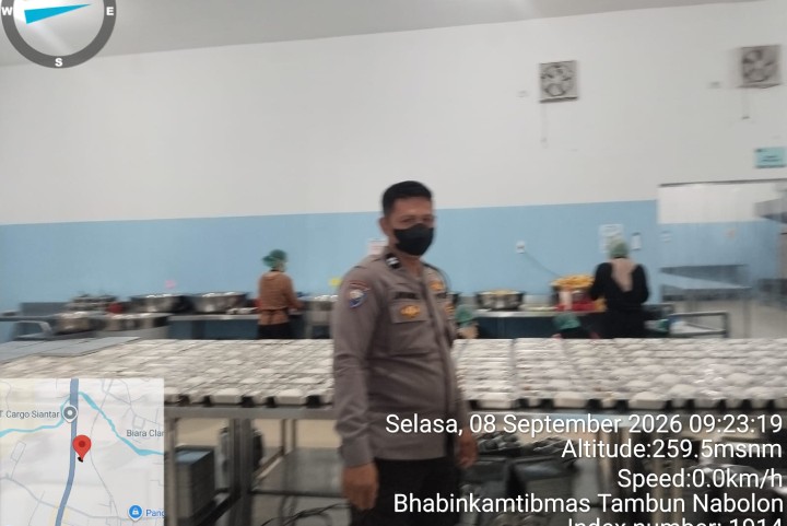 Polsek Siantar Martoba Montoring Distribusi MBG di Dapur SPPG Martoba.
