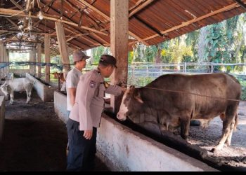 Bhabinkamtibmas Polsek Siantar Martoba Sambang Kamtibmas di UD Lekerkam.
