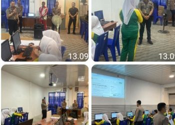 Polres Pematangsiantar Sosialisasi Program Paham AI di SMA Taman Siswa.