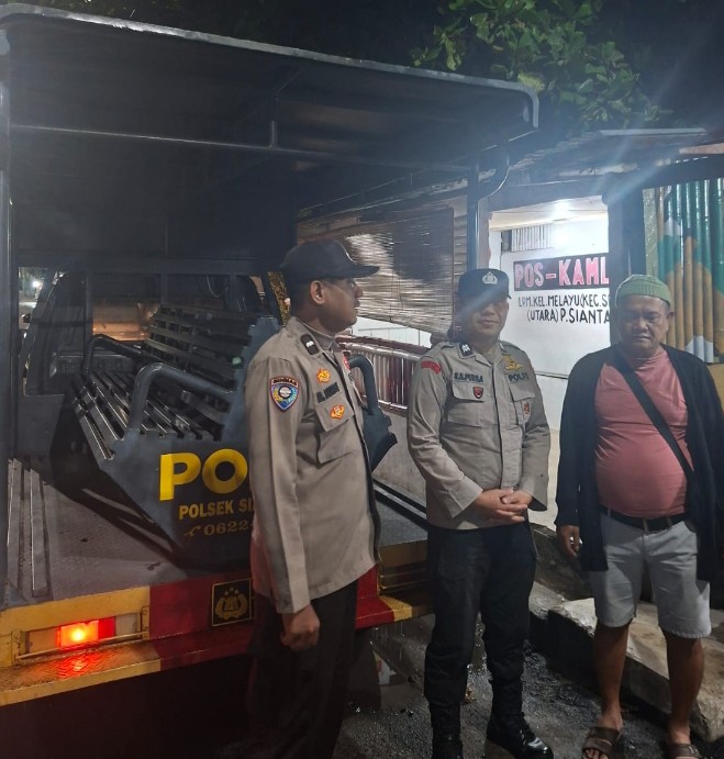 Polsek Siantar Utara Laksanakan SALING di Pos Kamling Melayu Antisipasi 3C.