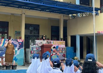 Kapolsek Siantar Selatan Ajak Siswa SMP Negeri 12 Pematangsiantar Tingkatkan Disiplin & Jauhi Kenakalan Remaja.