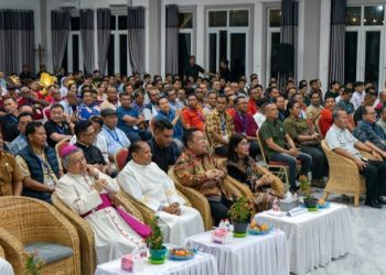 Wali Kota Pematangsiantar Wesly Silalahi, SH, MKn Membuka Musyawarah Nasional XV UNIO Indonesia, yang digelar di Catholic Center CC-PPU KAM.