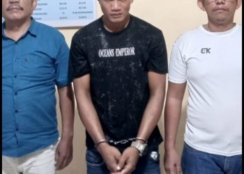 Polsek Bosar Maligas Tangkap Pelaku Penganiayaan Bersenjata Egrek, Satu Tersangka Masih Diburu.