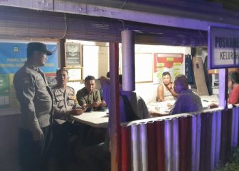 Bhabinkamtibmas Polsek Siantar Timur SALING di Satkamling Senangin.